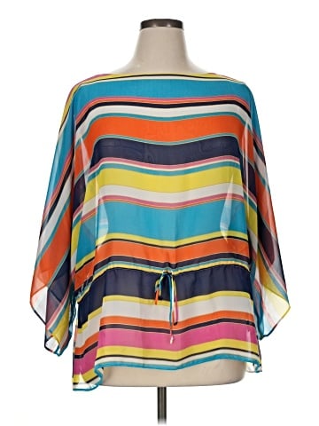 Chaps 3/4 Sleeve Blouse (view 1)