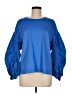 Ottod'Ame Blue Long Sleeve Blouse Size 8 - photo 1
