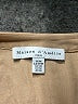 Maison d' Amelie 100% Polyester Tan Short Sleeve Blouse Size M - photo 7