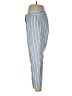 Ann Taylor LOFT Stripes Blue Linen Pants Size 10 - photo 5