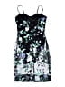 by the way. 100% Polyester Floral Black Cocktail Dress Size XS - photo 2