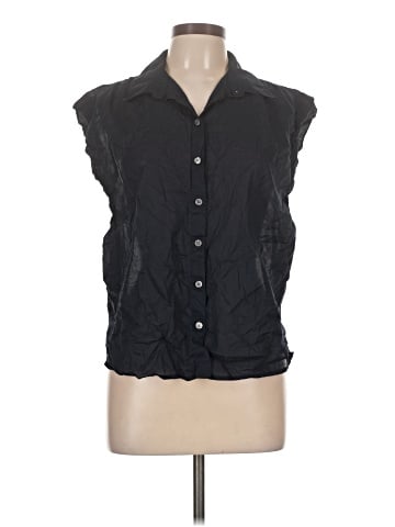Banana Republic Factory Store Sleeveless Button-Down Shirt (view 1)