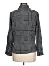 Appleseeds 100% Polyester Houndstooth Black Long Sleeve Blouse Size 12 (petite) - photo 2