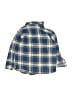 Zara 100% Cotton Plaid Blue Long Sleeve Button-Down Shirt Size 18-24 mo - photo 2