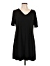 Chico's Solid Black Casual Dress Size Lg Petite - photo 1