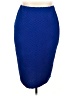 Double Click Chevron-herringbone Blue Formal Skirt Size 2X - photo 1