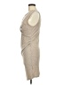 Shein Tweed Tan Cocktail Dress Size M - photo 5