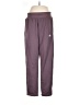 Adidas 100% Polyester Solid Purple Track Pants Size M - photo 1