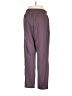 Adidas 100% Polyester Solid Purple Track Pants Size M - photo 2