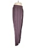 Adidas 100% Polyester Solid Purple Track Pants Size M - photo 4