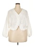 Unbranded 100% Polyester Ivory 3/4 Sleeve Blouse Size 2X - photo 1