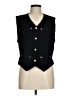 Assorted Brands 100% Cotton Solid Black Tuxedo Vest Size M - photo 1