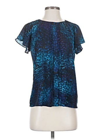 Worthington Short Sleeve Blouse (view 1)