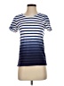 J.Crew Stripes Blue Short Sleeve T-Shirt Size XS - photo 1