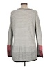 Nic + Zoe Color Block Gray Pullover Sweater Size L - photo 2