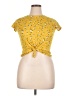 Assorted Brands Yellow Short Sleeve Top Size XL - photo 1