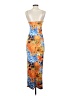 Shein Print Orange Cocktail Dress Size XS - photo 2