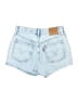 Levi's 100% Cotton Blue Denim Shorts Size 27 waist - photo 2