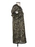 THML 100% Polyester Animal Print Green Casual Dress Size S - photo 4