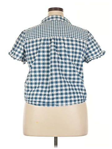 LC Lauren Conrad Short Sleeve Blouse (view 2)