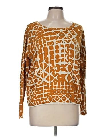 Garnet Hill 3/4 Sleeve Silk Top (view 1)