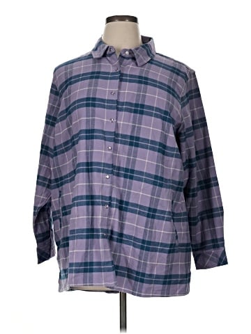 Joan Rivers 3/4 Sleeve Button-Down Shirt (view 1)