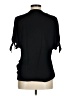 Ella Moss 100% Rayon Black Short Sleeve Blouse Size M - photo 2