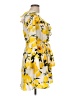Boohoo 100% Polyester Floral Yellow Casual Dress Size 10 - photo 4