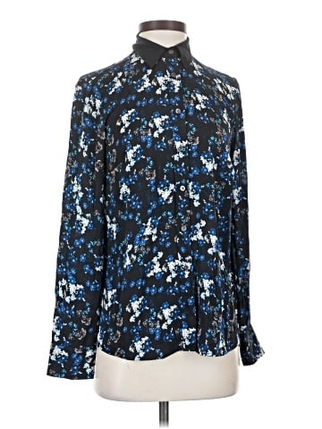 J.Crew Collection Long Sleeve Silk Top (view 1)