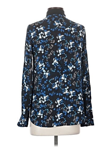 J.Crew Collection Long Sleeve Silk Top (view 2)