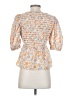 Vivi Orange 3/4 Sleeve Blouse Size XS - photo 2