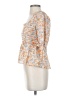 Vivi Orange 3/4 Sleeve Blouse Size XS - photo 5