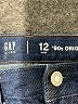 Gap 100% Cotton Chevron-herringbone Blue Jeans Size 12 - photo 3