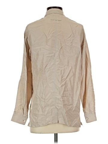 Poetry Long Sleeve Silk Top (view 2)