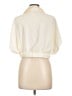 Double Zero 100% Polyester Ivory Short Sleeve Turtleneck Size L - photo 2