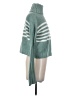 SO 100% Polyester Stripes Green Turtleneck Sweater Size S - photo 4