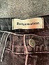 Reformation Chevron-herringbone Gray Jeans Size 28 waist - photo 7
