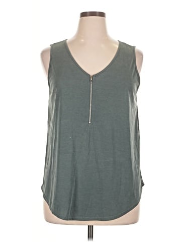 Green Envelope Sleeveless T-Shirt (view 1)