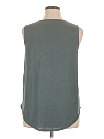 Green Envelope Sleeveless T-Shirt (view 2)