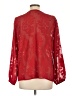 Maurices Red Long Sleeve Blouse Size L - photo 2