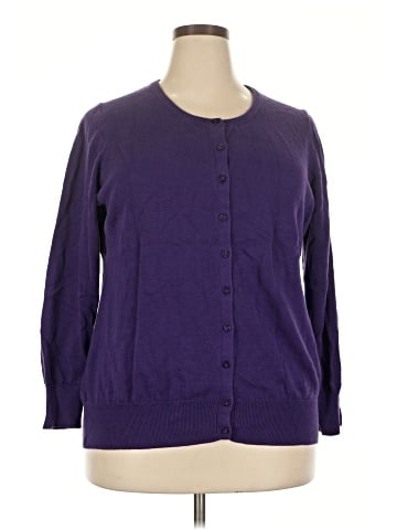 Jessica London 3/4 Sleeve Button-Down Shirt (view 1)