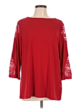 Susan Graver 3/4 Sleeve Top