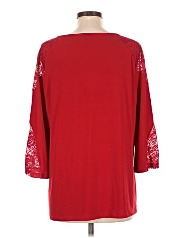 Susan Graver 3/4 Sleeve Top (view 2)