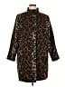 Centigrade Outerwear Animal Print Brown Coat Size 2X - photo 1