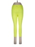 Zyia Active Color Block Green Yellow Active Pants Size 12 - photo 2