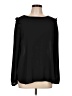 Ann Taylor LOFT 100% Polyester Black Long Sleeve Blouse Size L - photo 1