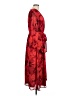 Bebe 100% Polyester Red Casual Dress Size L - photo 4