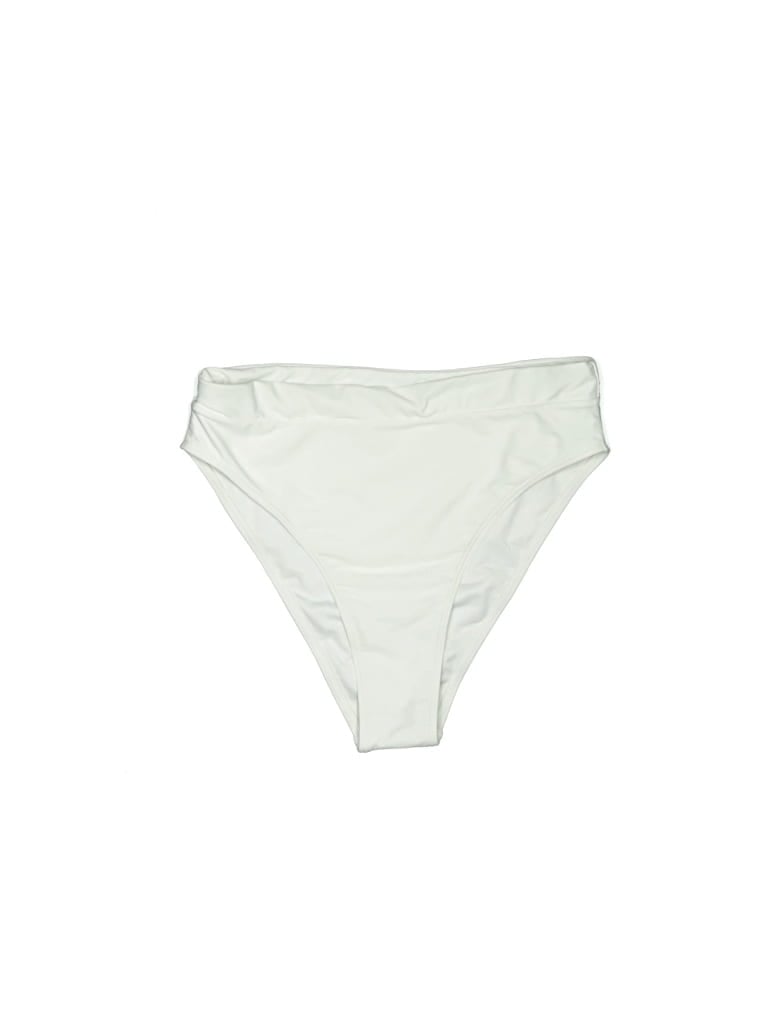 Pre-owned Unbranded Swimsuit Bottoms In Ivory