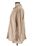 Torrid 100% Cotton Tan Long Sleeve Blouse Size Lg Plus (0) - photo 5
