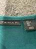 Tahari Teal Long Sleeve Blouse Size L - photo 7